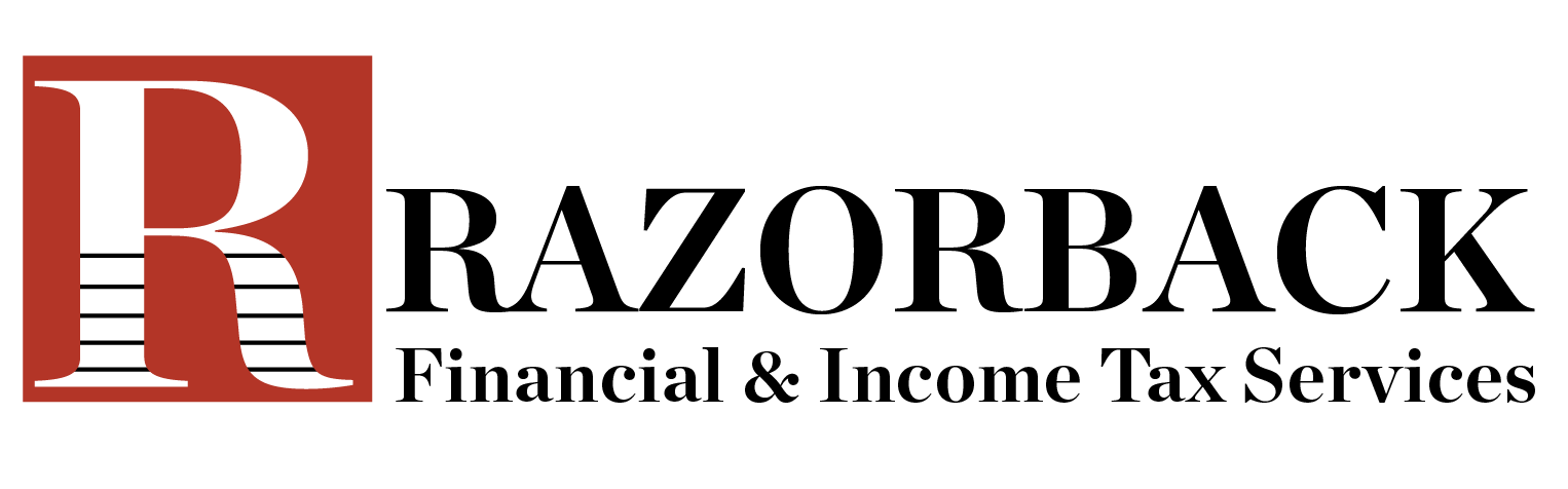 RAZORBACK TAX LOGO